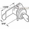 Prime-Line Mailbox Lock, 1-9/16in Cam Reach, Diecast Construction, Nickel Plated Finish, 1 Cam MP4640S